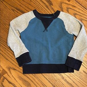 Crewcuts Navy and Gray Kids Sweatshirt size 3